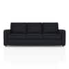 Apollo Compact 3 Seater  Fabric Sofa In Deep blue velvet Colour