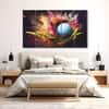 The Castle Decor Sports Art Wall Painting Wooden Framed Digital Painting 27x48 Inch (Style 3)