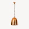 Malia Rose Gold Hammered Metal Pendant Light