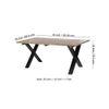 Rosslyn Sheesham Wood Mid Century 4 Seater Dining Table Set With Teak