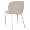 Scandinavian Kenzi Dining Chair Matte Beige Finish