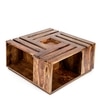 Milan Sheesham Wood Coffee Table In Teak Finish