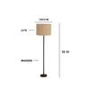 Devansh Wood Floor Lamp