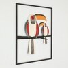 W-Amore Abstract Metal Wall Decor in Multicolor Set of 1
