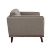 Scandinavian Civic Three Seater Sofa Cocoa Finish