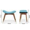 Zuno Sky Blue Seating Stool