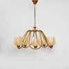 Lorena 5 Light Brass Finish Modern Chandelier