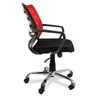Vertigo Ergonomic Mesh Office Chair Mid Back (Red-Black)