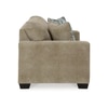 Alijah 3 Seater Sofa In Fabric Brown Color