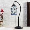 Multicolor Mosaic Glass Curvy Table lamp with Iron Base (EN20)