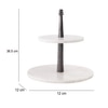 Marble Harmony Two-Tier Display