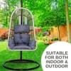 Premium Diesel Single Seater Spyder Honey Swing Chair Grey