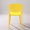 Kepler Brooks Serena Cafeteria Dining Chair in Yellow Colour