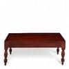 Hudson Sheesham Wood Traditional Rectangle Coffee Table In Honey Finish