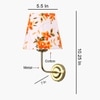 Devansh Metal Electric Wall Light in Gold Colour with Multi Shade Count of 1 Light