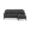Abbey Sectional Sofa (Colour : Steel, Cushion : Soft, Seater : Right Aligned 2 Seater + Right Aligned Chaise)
