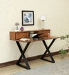 Shado Acacia Wood  Study Table in Natural Finish