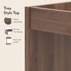 Ally Engineered Wood Side Table in Classic Walnut Finish