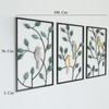 W-Banko Abstract Metal Wall Decor in Multicolor Set of 3
