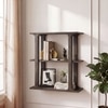 Kozo Large Solid wood Wall Shelf In Danish Walnut