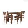 Seattle Starter Dining Set 1+4 (Rubberwood, Antique Oak Finish)