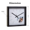 Aquarius Zodiac Wooden Wall Clock with Artistic Dial