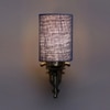 Devansh Metal Electric Wall Light in Antique Gold Colour with Blue Shade Count of 1 Light