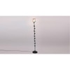 Thatcher Black Glass Shade Floor Lamp