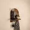 Valencia Wooden Wall Shelf Organiser With Key Holders