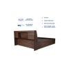 Lavish Center Queen Bed Design 9