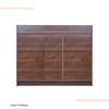 Regalia 4 Chest of Drawers in Columbian Walnut Finish