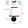 Devansh Metal Electric Wall Light in Black Colour with Multi Shade Count of 1 Light