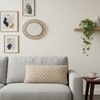 Crest Linen Cotton Knit Cushion Cover  12X20  Inches