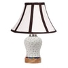 Devansh Multi Cotton Shade Lamp With Wood & Mosaic Glass Base For Decoration/Office/Home/Gifting/Study For Decoration/Office/Home/Gifting/Study