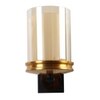 Eliante Modern Wall Lights Mild Steel & Glass Material Antique, Brown & Champaign Finish