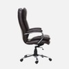 Ettorez Grace Ultra Premium Leatherette Office Chair In Brown Colour