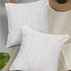 Set Of 2 Burnout Square Cushion Covers