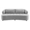 Henry Velvet 3 Seater Sofa Grey Color