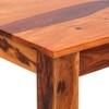 Herb Solid Wood 4 Seater Dining Table in Warm Walnut Finish
