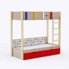Pine Tree Bunk Bed with Drawer Storage