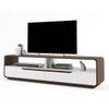 Baltoro Engineering Wood Free Standing TV Unit in White Finish