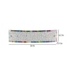 Ronin Multicolour Glass Wall Light