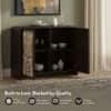 Morii Solidwood Sideboard in Dual Tone Finish