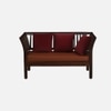 Urdhan 2 Seater Sofa in Honey Finish