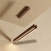 Slimline 36 Duo Brown Solid Wood Cluster Hanging Light
