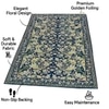 Luxe Home Polyester Persian Carpet – (4x6 Feet, Multicolor, TPR)
