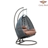 Danielle Metal Swing in Black Color - with Stand