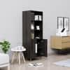 Hexa Engineered Wood Bookshelf Multipurpose Storage Rack in Flower Wenge Colour