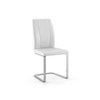 Caribu 4 To 6 Extendable Dining Table With 6 Seneca Chairs (Finish- White High Gloss)