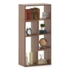 Hayden Engineered Wood Bookshelf in Classic Walnut Finish